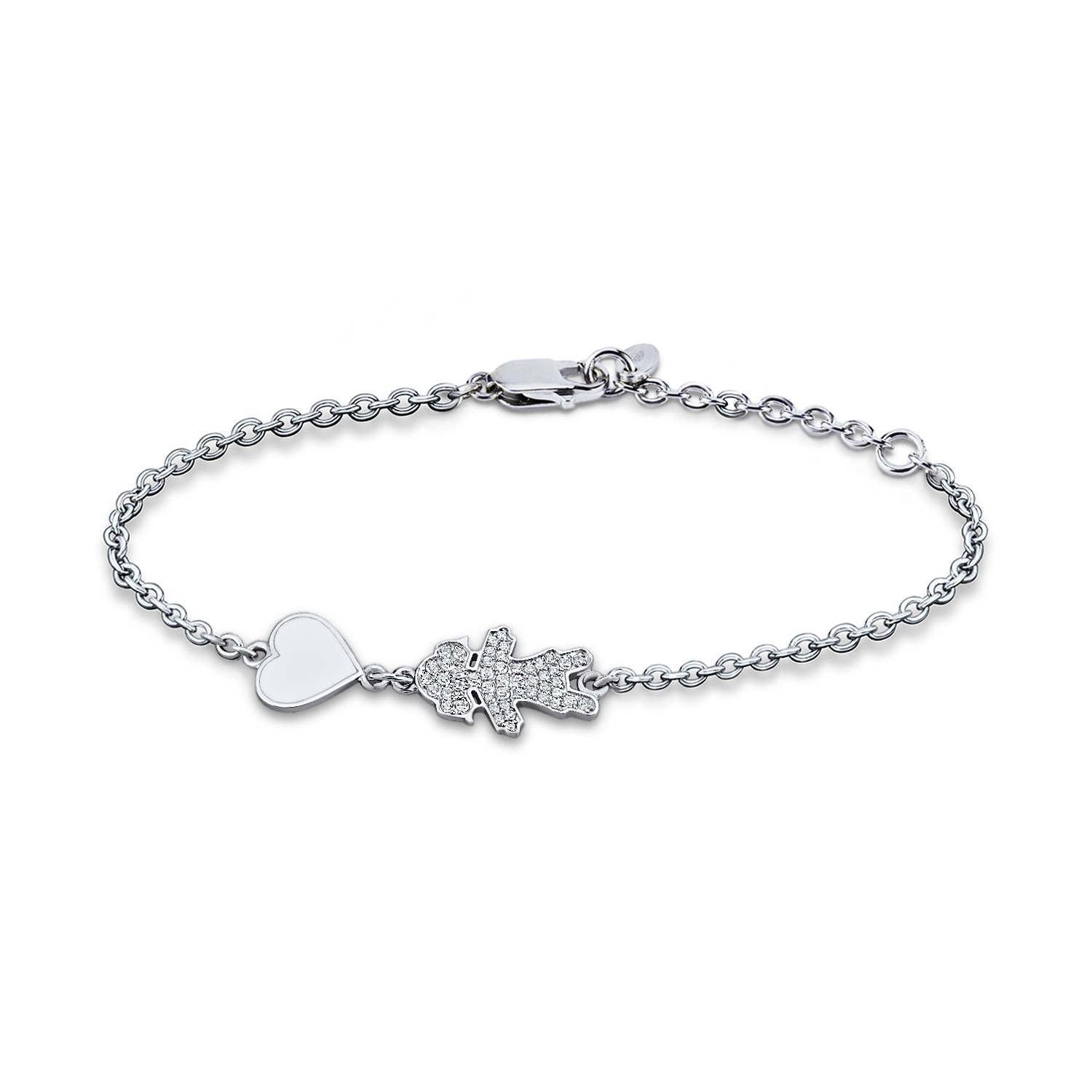 

Срібний браслет маленька принцеса 18 cava.cool