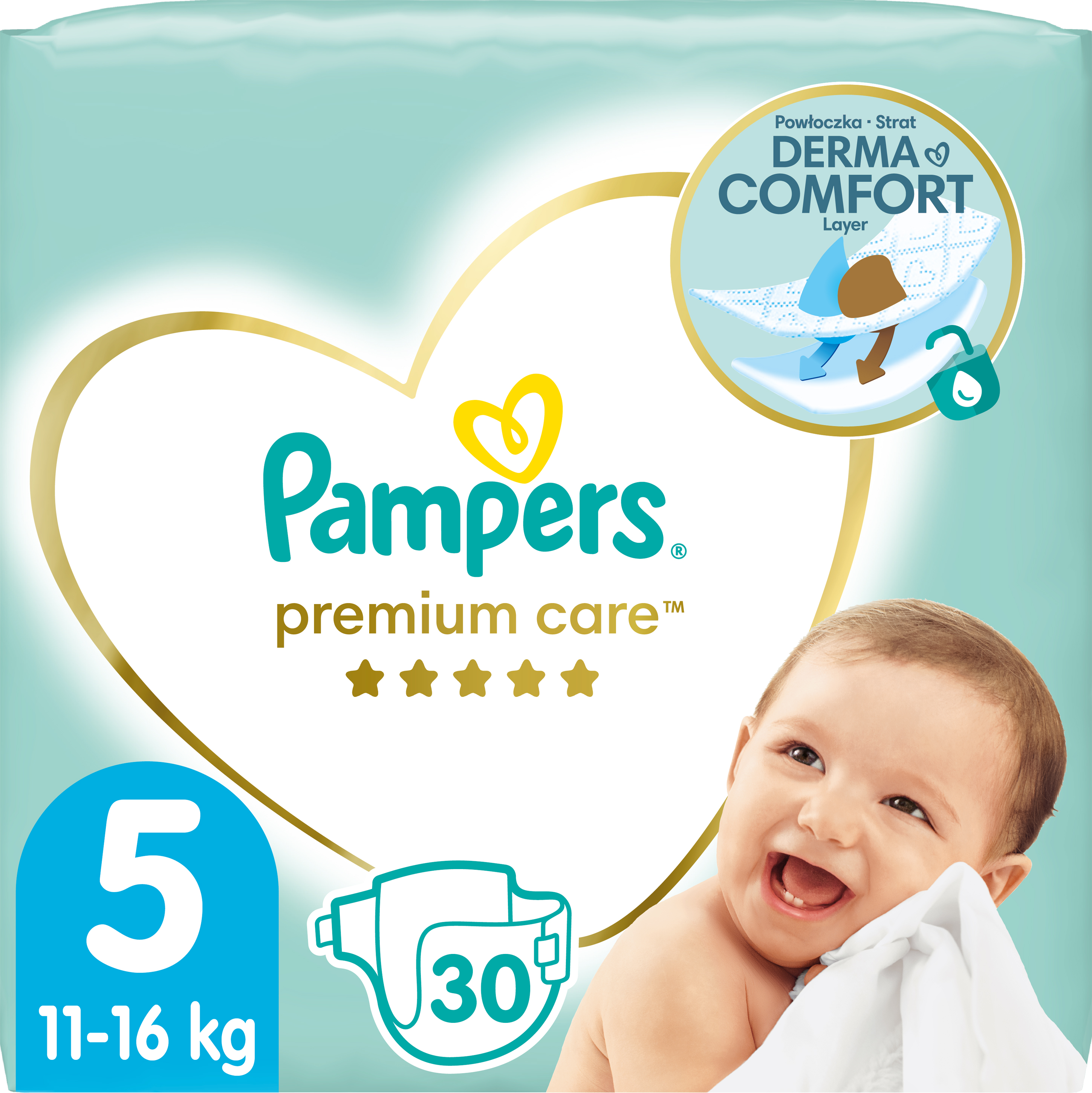 Подгузники Pampers Premium Care Размер 5 (11-16 кг) 30 шт ...