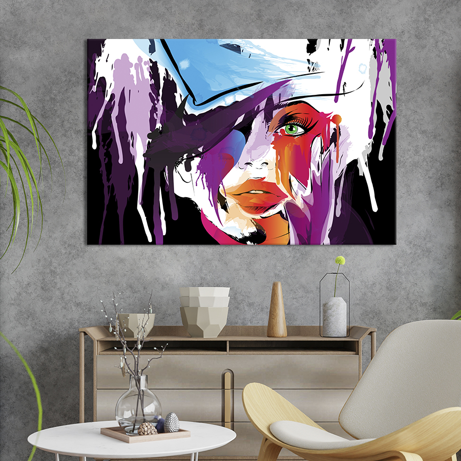 Настенный декор картина на холсте для интерьера в гостиную спальню ...