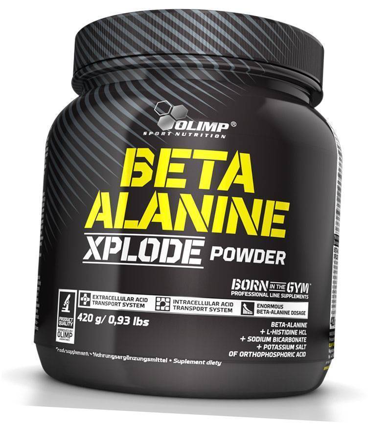 Бета-Аланин, Beta Alanine Xplode, Olimp Nutrition 420г Апельсин ...