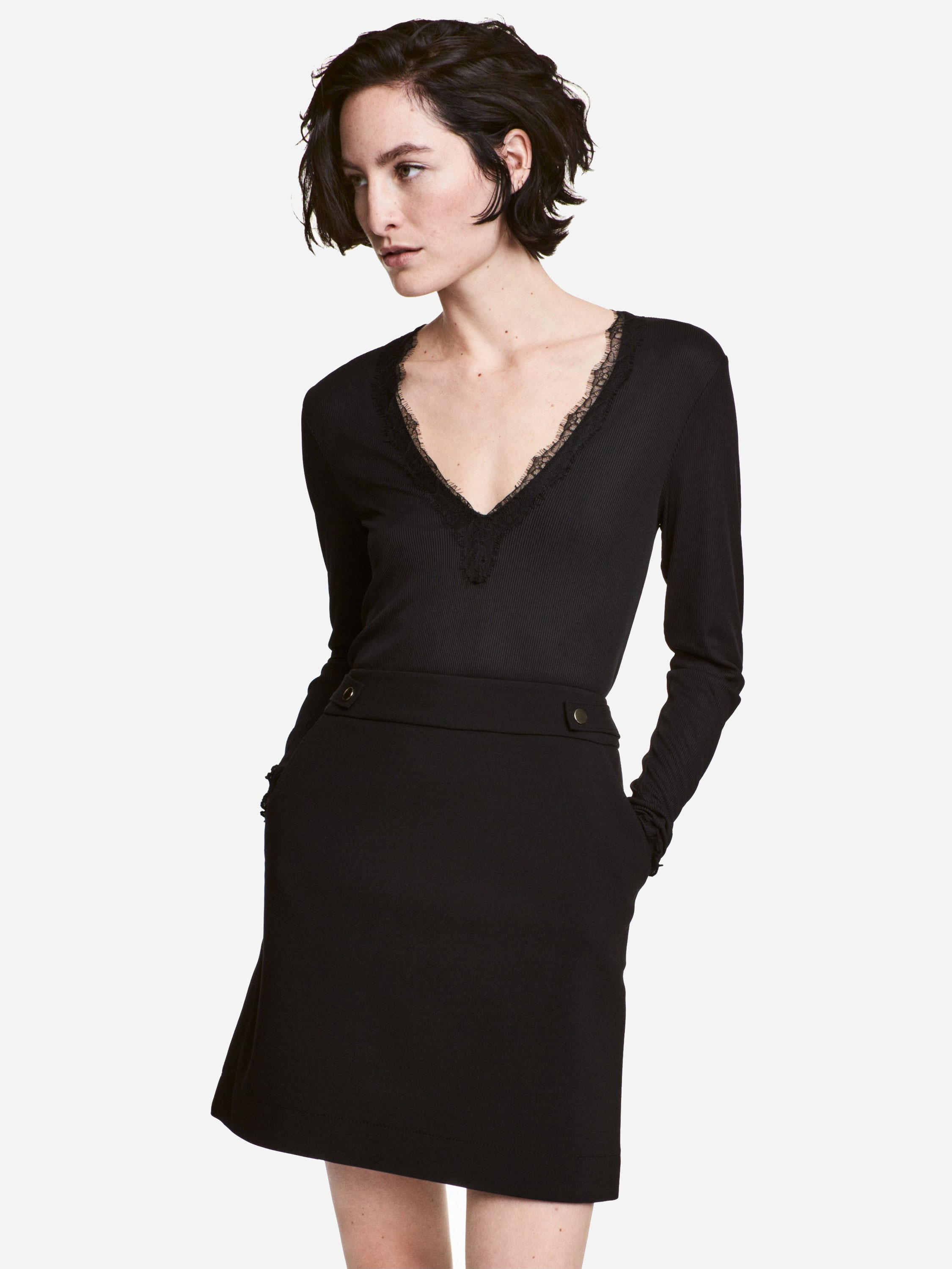 

Юбка H&M 4644915 42 Черная
