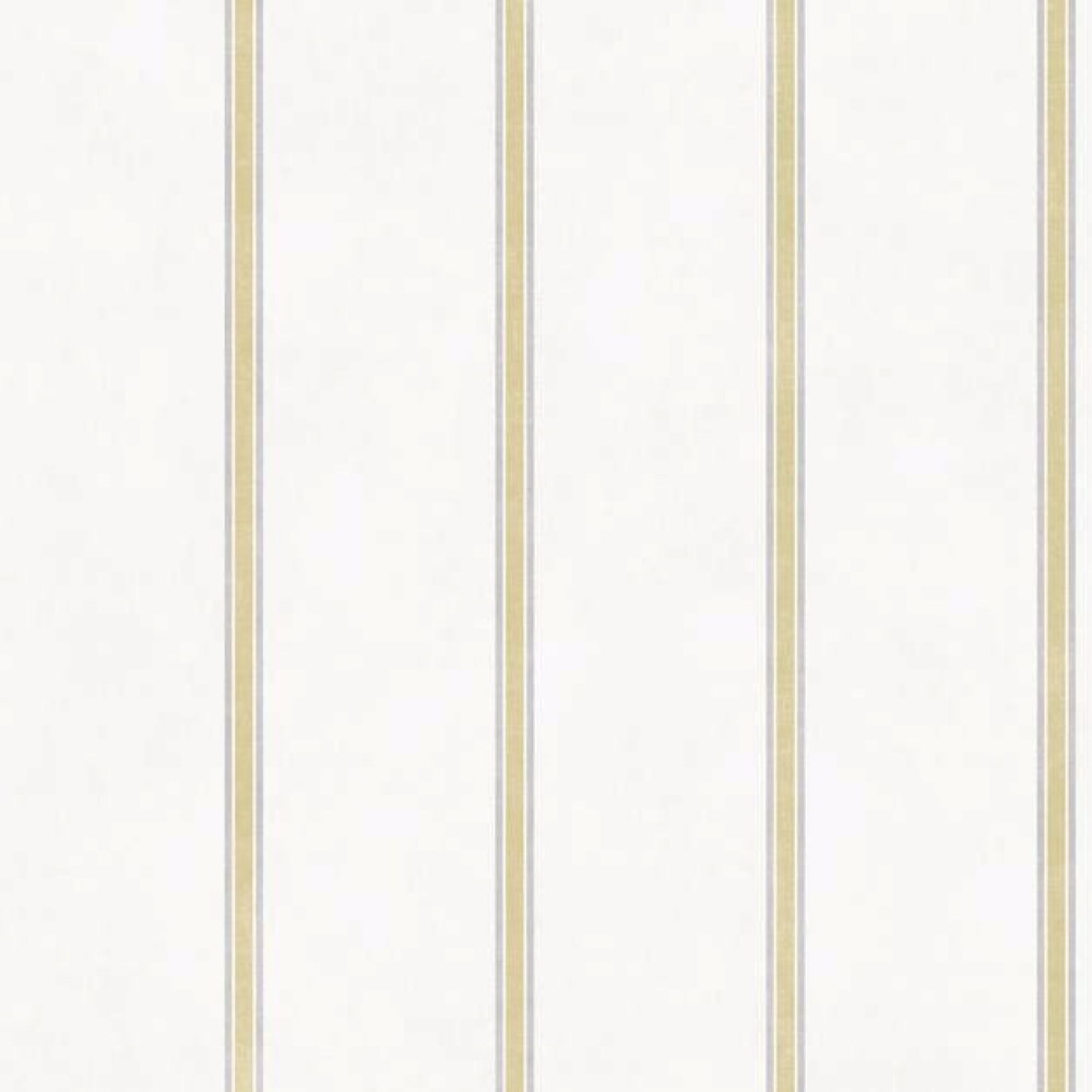

Обои Casadeco Summer Time SUT80977115 в полоску горчично-белые 0,53 х 10,05 м