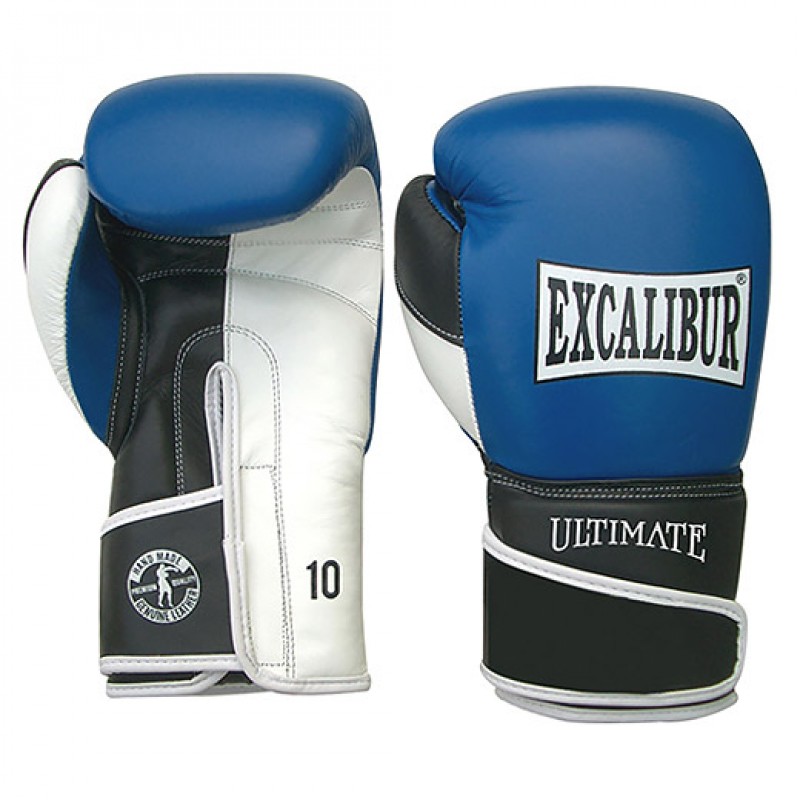 

Перчатки боксерские Excalibur Ultimate 14oz синий/белый/черный, код: 551-03/14