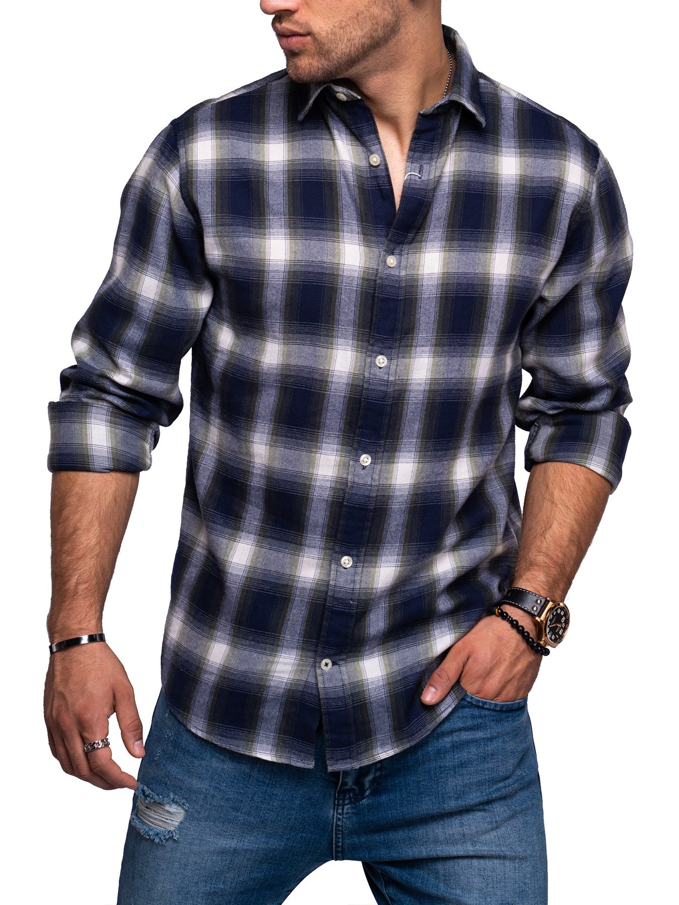 

Рубашка Jack & Jones Dusty Olive L оливковый