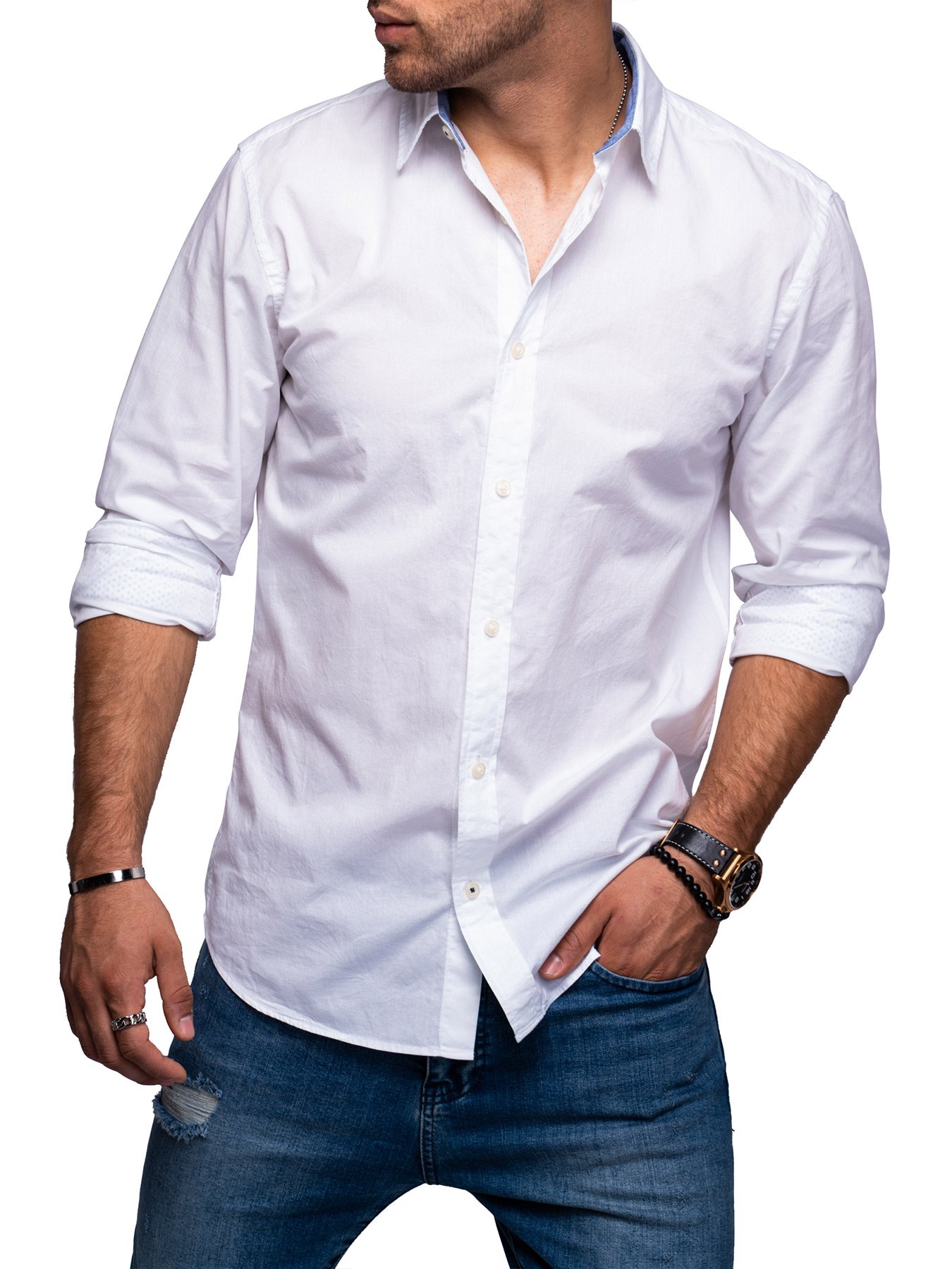 

Рубашка Jack & Jones White L белый