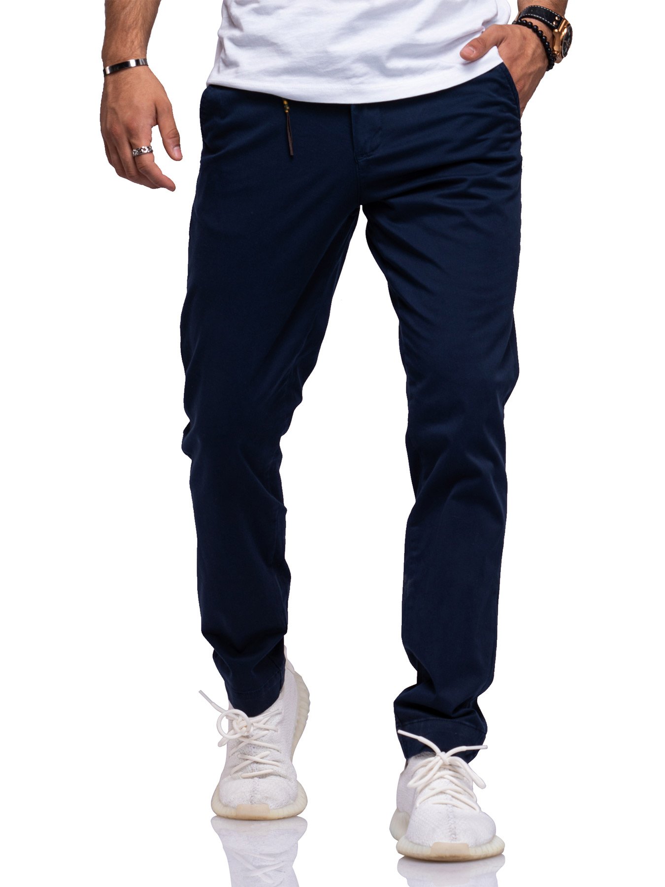 

Брюки Jack & Jones Navy Blazer 31-30 темно-синий