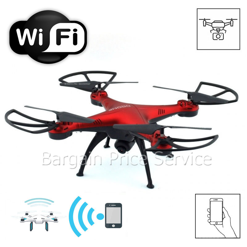 

Квадрокоптер дрон Drone 1 Million c WiFi камерой Красный