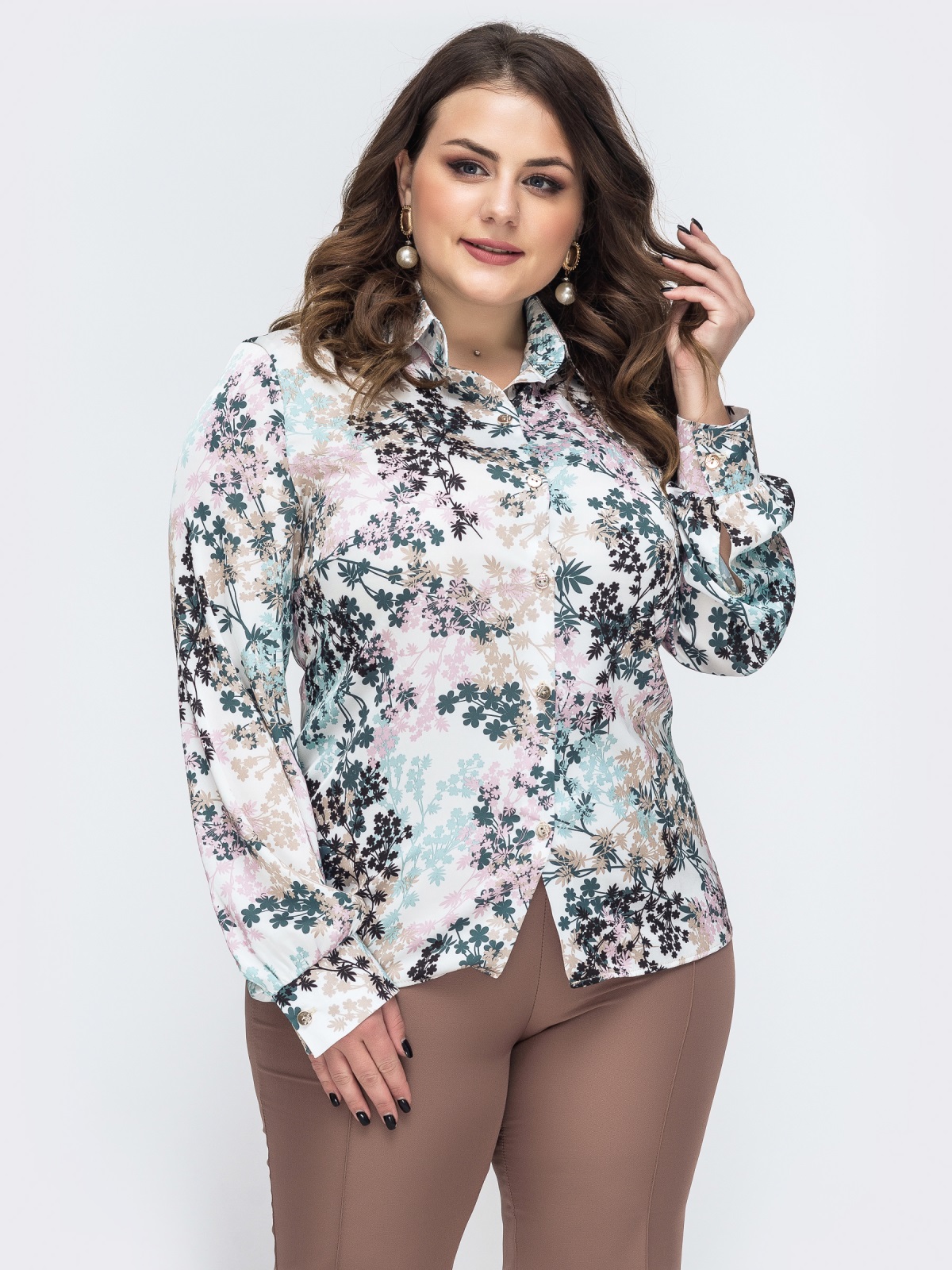 

Блузка Dressa 45102 52-54 Разноцветная
