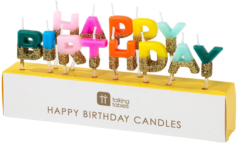 

Набор свечей Talking Tables с блестками Радуга 13 шт (RAIN-CANDLE-HB)