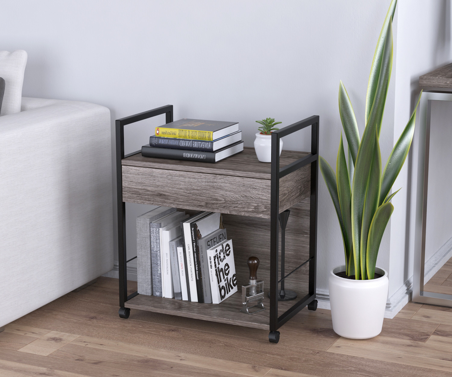 

Тумба L-540 Loft Design Дуб Палена