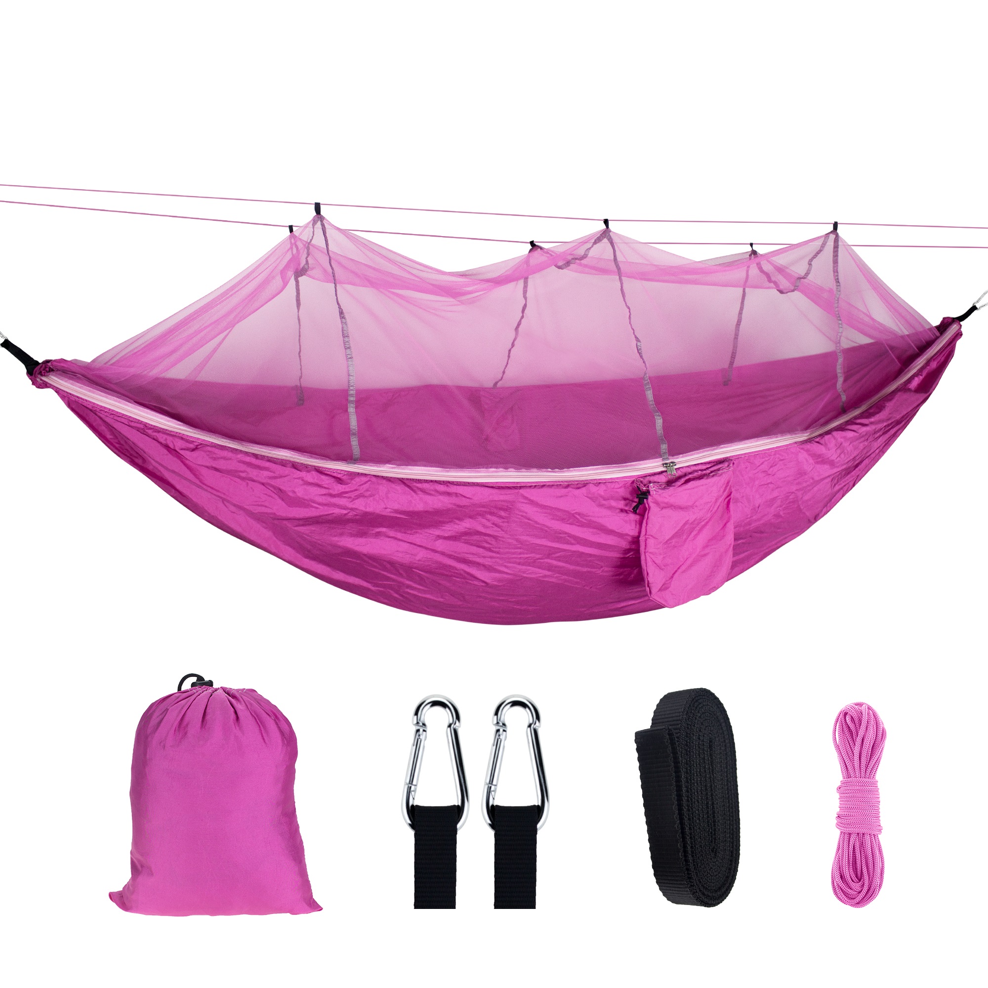 

Гамак c москитной сеткой Dense forest pink (new_94942)