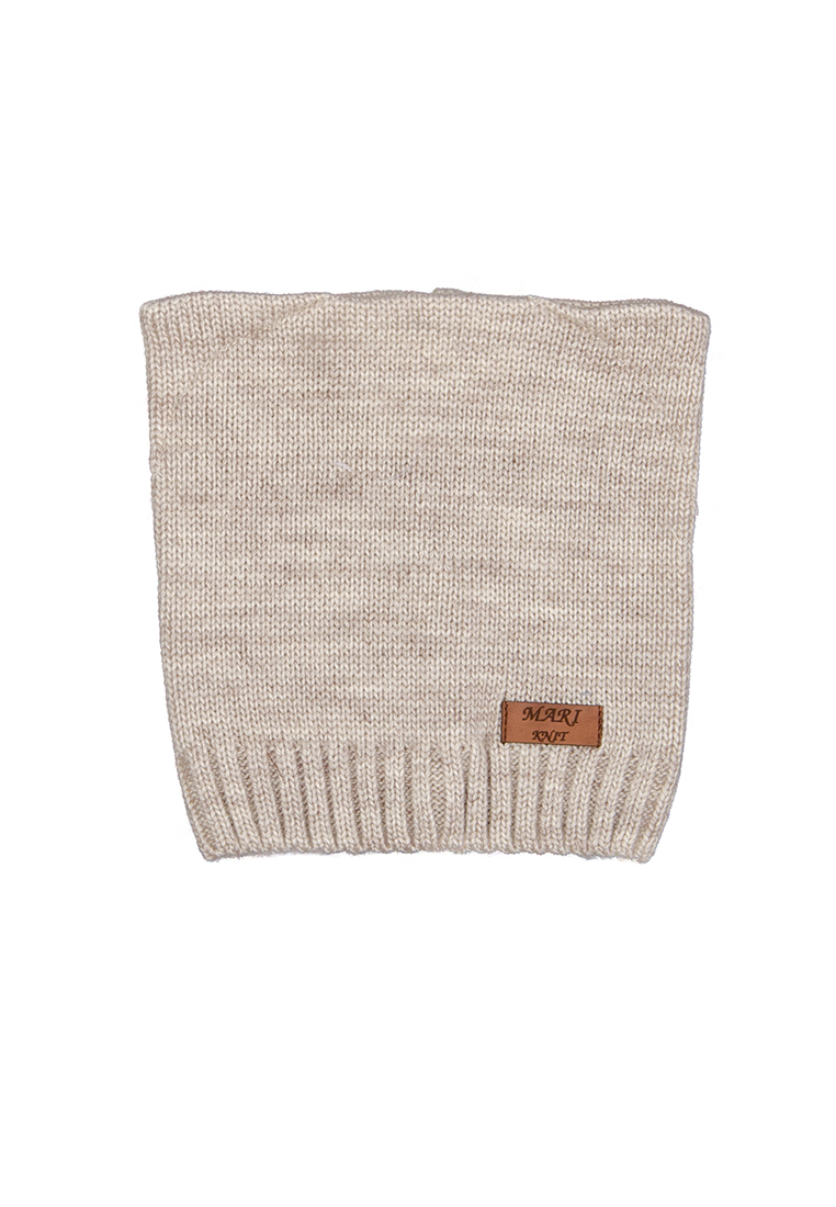 

Зимняя шапка для девочки Mari-Knit 0806 р50 48см бежевый 45963