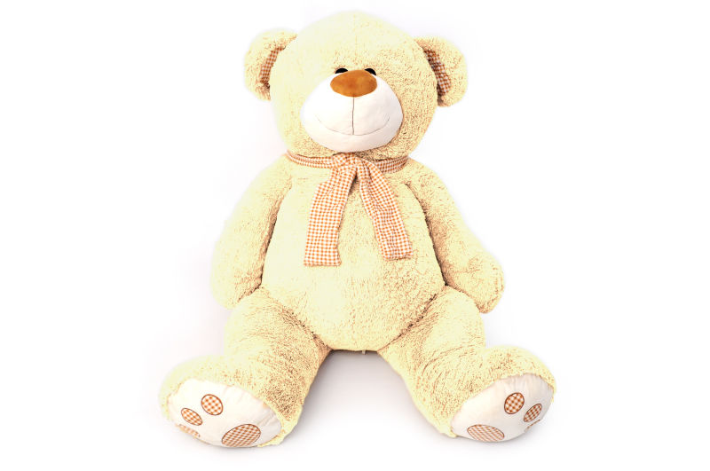 

М'яка іграшка A-Toys "Ведмедик з шарфом" 100 см молочний 3660/100