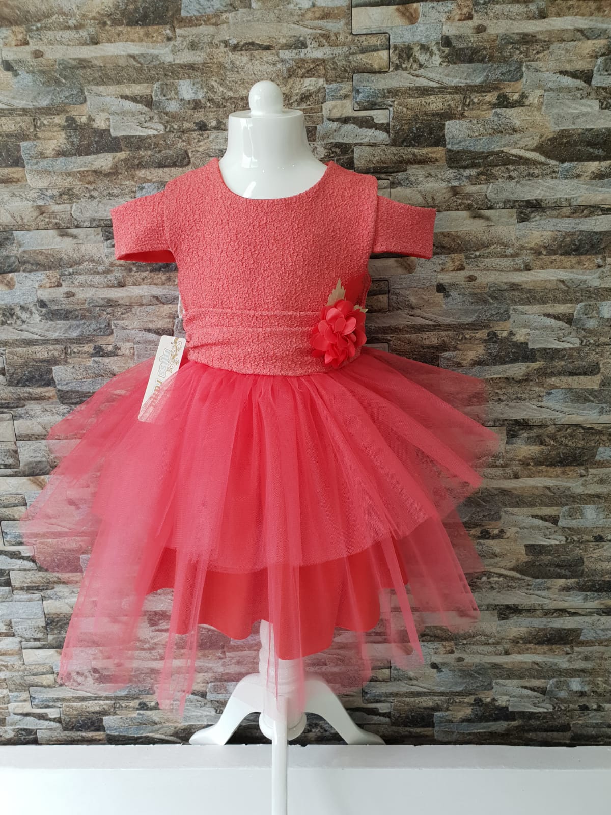 

Платье для девочки Princess 128 см Коралловое