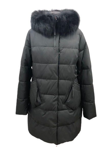 

Пальто женское зимнее TOWMY TM-AH-2330 XXL Черное