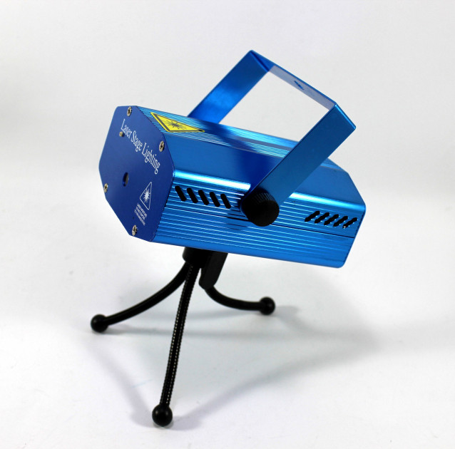 

Лазерный проектор Mini Laser Stage Lighting YX-039 Blue