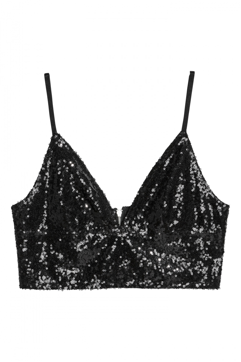 

Топ для женщины H&M 0592745001 XS Черный 60691