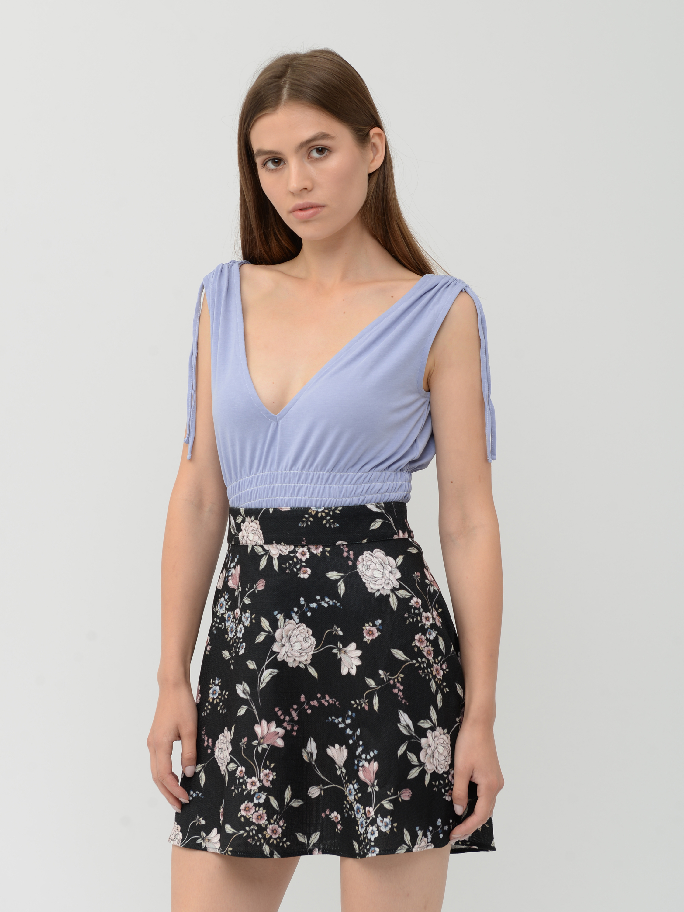 

Топ H&M 321456 S Светло-фиолетовый
