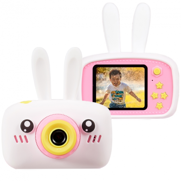 Детский фотоаппарат Baby Photo Camera Rabbit фотокамера с автофокусом ...