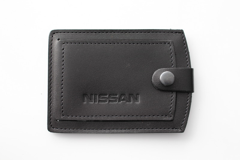 

Кожаная обложка для прав Image-D с логотипом Nissan черная 5072