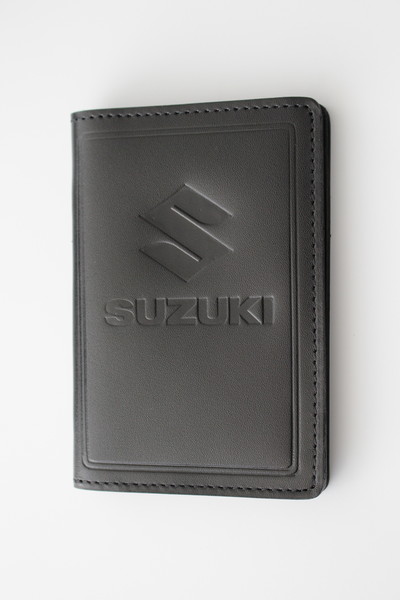 

Кожаная обложка для прав Image-D с логотипом Suzuki черная 5062