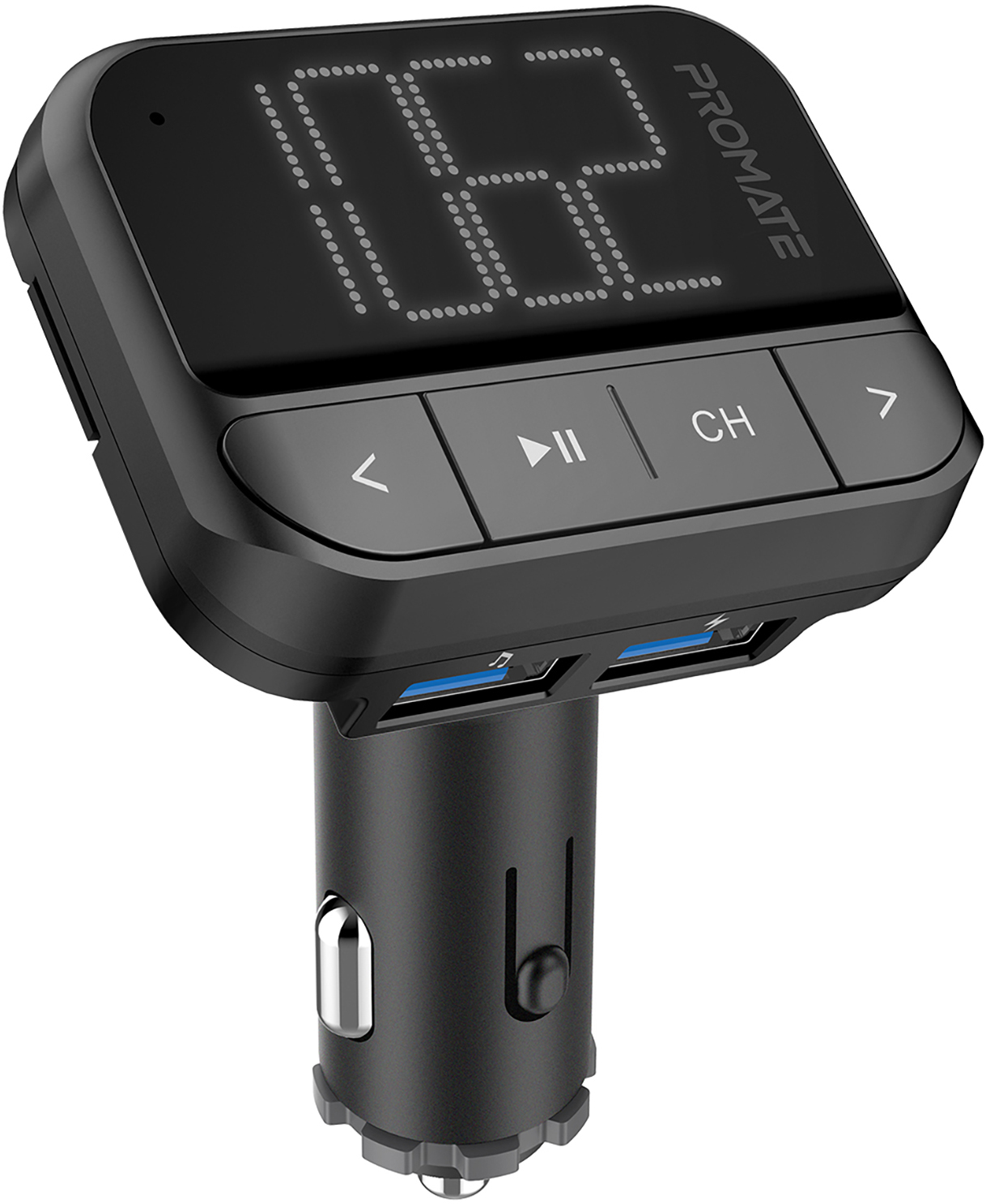 

FM-трансмітер Promate ezFM-2 AUX/SD/USB Black