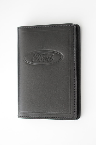 

Кожаная обложка для прав Image-D с логотипом Ford черная 5062