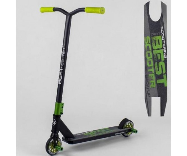 

Трюковый самокат Best Scooter, с Пегами, HIC-система, колёса PU, 110мм, алюминий, 17982 Зеленый