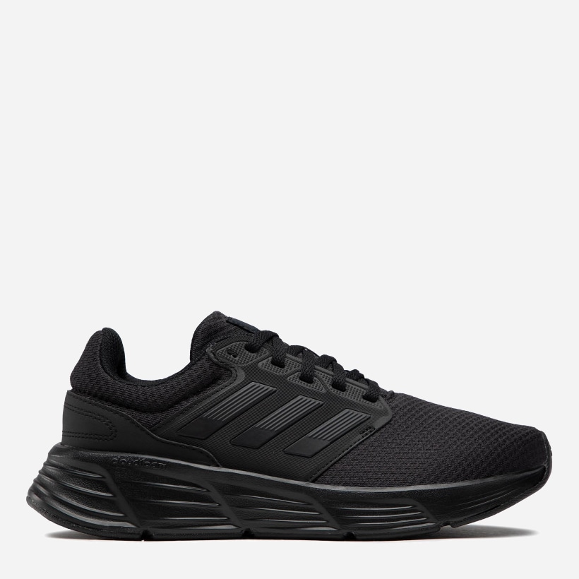 Акція на Чоловічі кросівки для бігу Adidas Galaxy GW4138 44.5 (10UK) 28.5 см Чорні від Rozetka