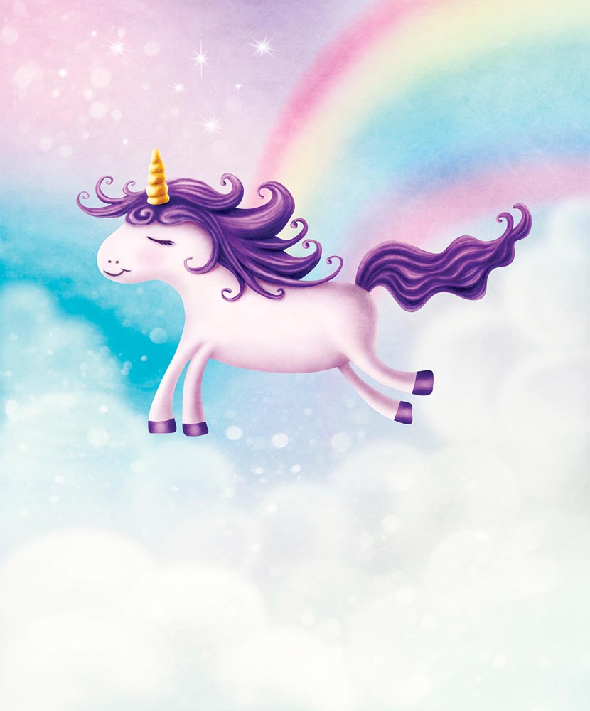 

Фотообои ArtSide Радужный Единорог (128173187) Холст