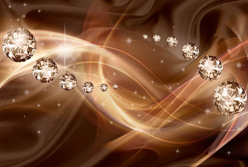 

Фотообои WS Wallpaper Бриллианты на стене 392*270 (31373) Флора