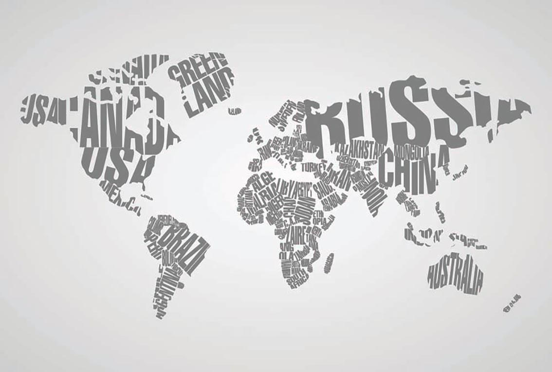 

Фотообои WS Wallpaper Креативная карта мира 392*270 (31323) Песок