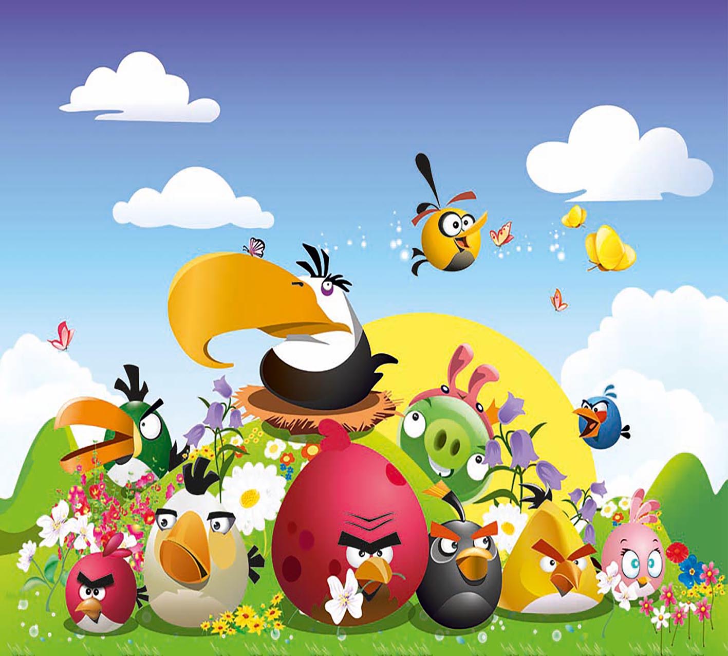 

Фотообои WS Wallpaper Angry Birds 294*270 (31259) Песок