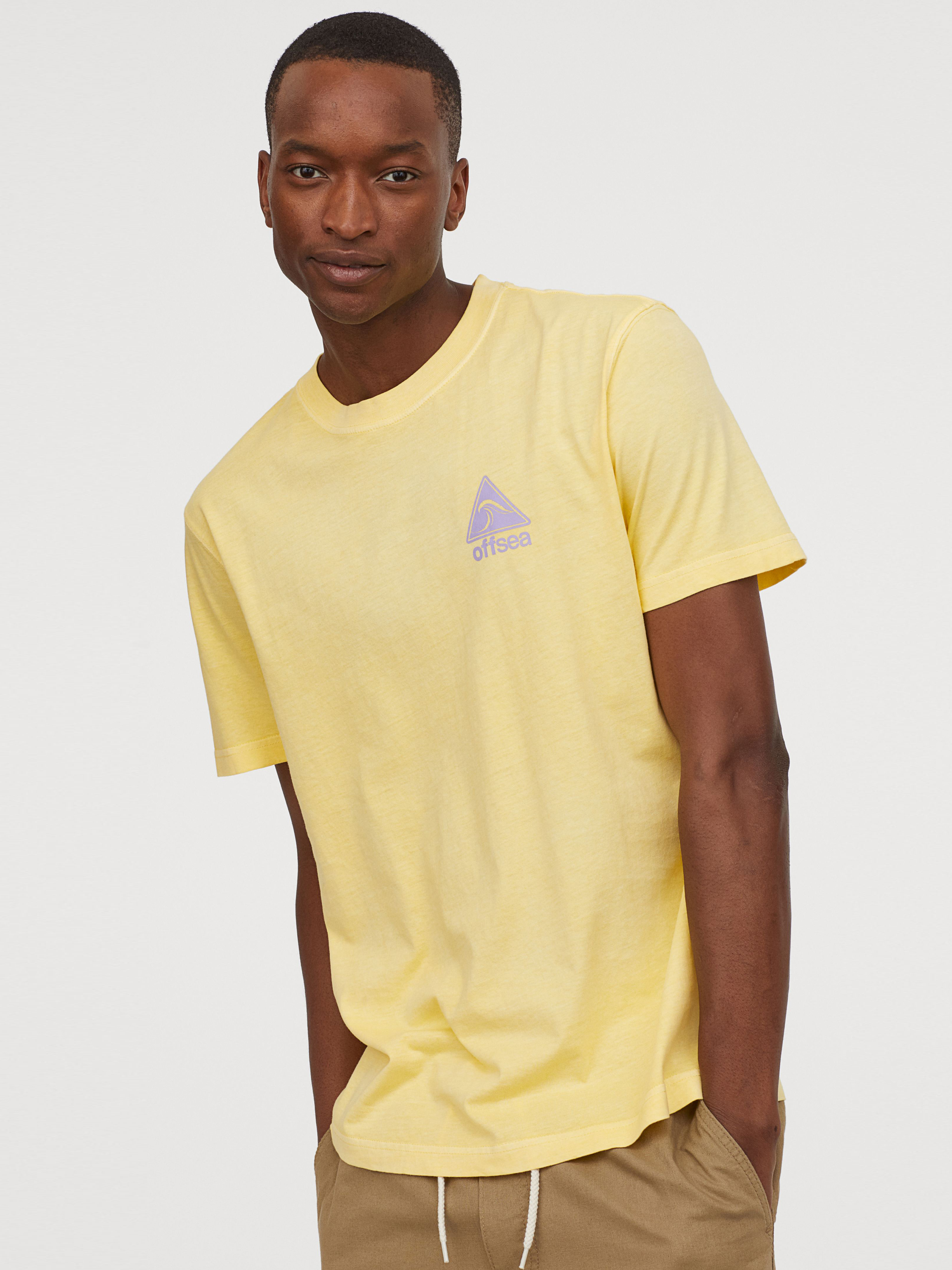 

Футболка H&M 06999230 XS Желтая