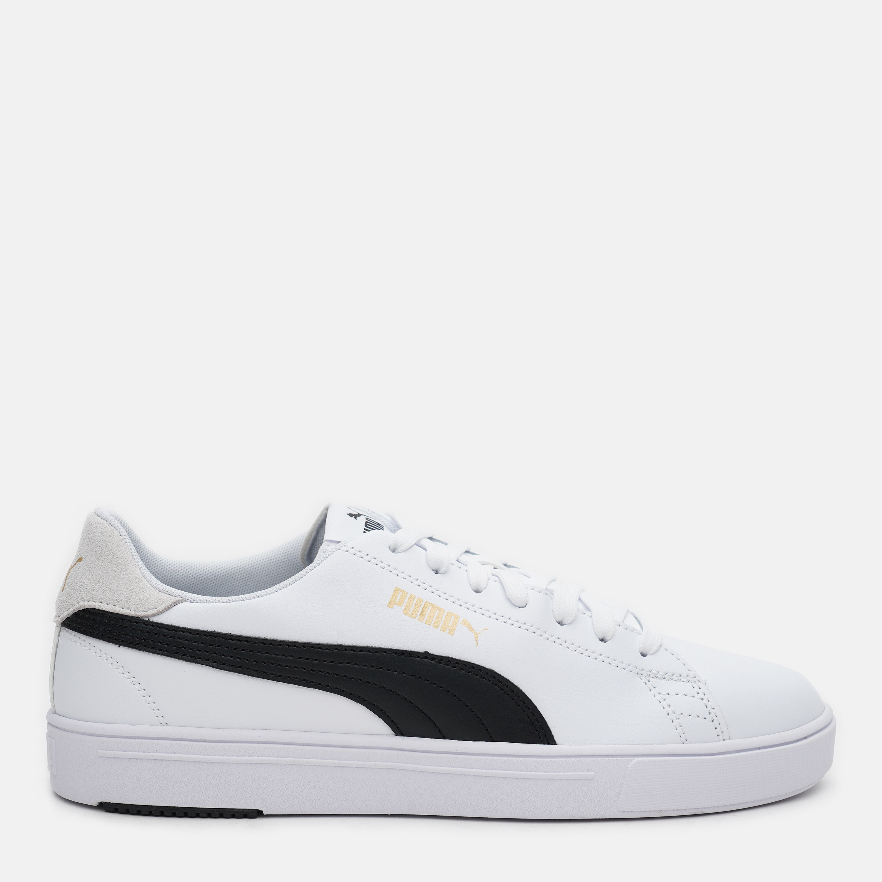 Акція на Чоловічі кеди низькі Puma Serve Pro Lite 37490208 45 (10.5) 29.5 см Puma White-Puma Black-Puma Team Gold від Rozetka