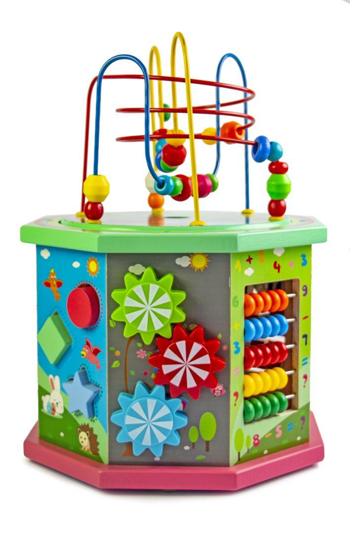 

Деревянная развивающая игрушка-сортер Toys 10 в 1, с пальчиковым лабиринтом (odsd-306)