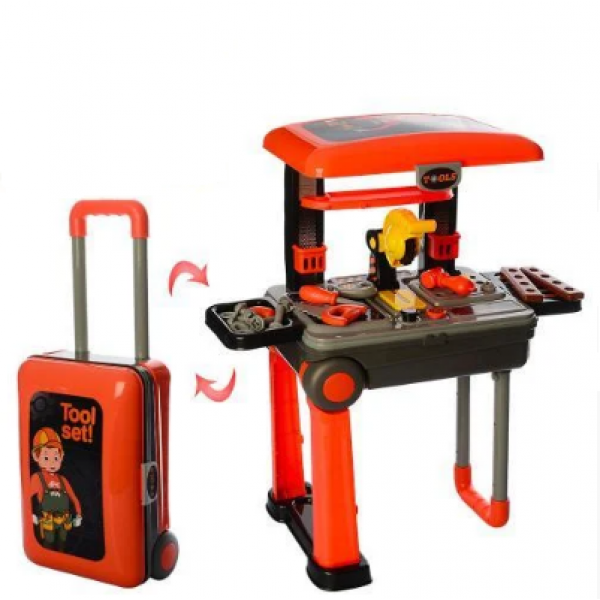 

Детский набор инструментов на стойке чемодане Best Toys 008-922 Чемодан набор инструментов для детей Столярный детский инструмент Детский столярный набор чемодан