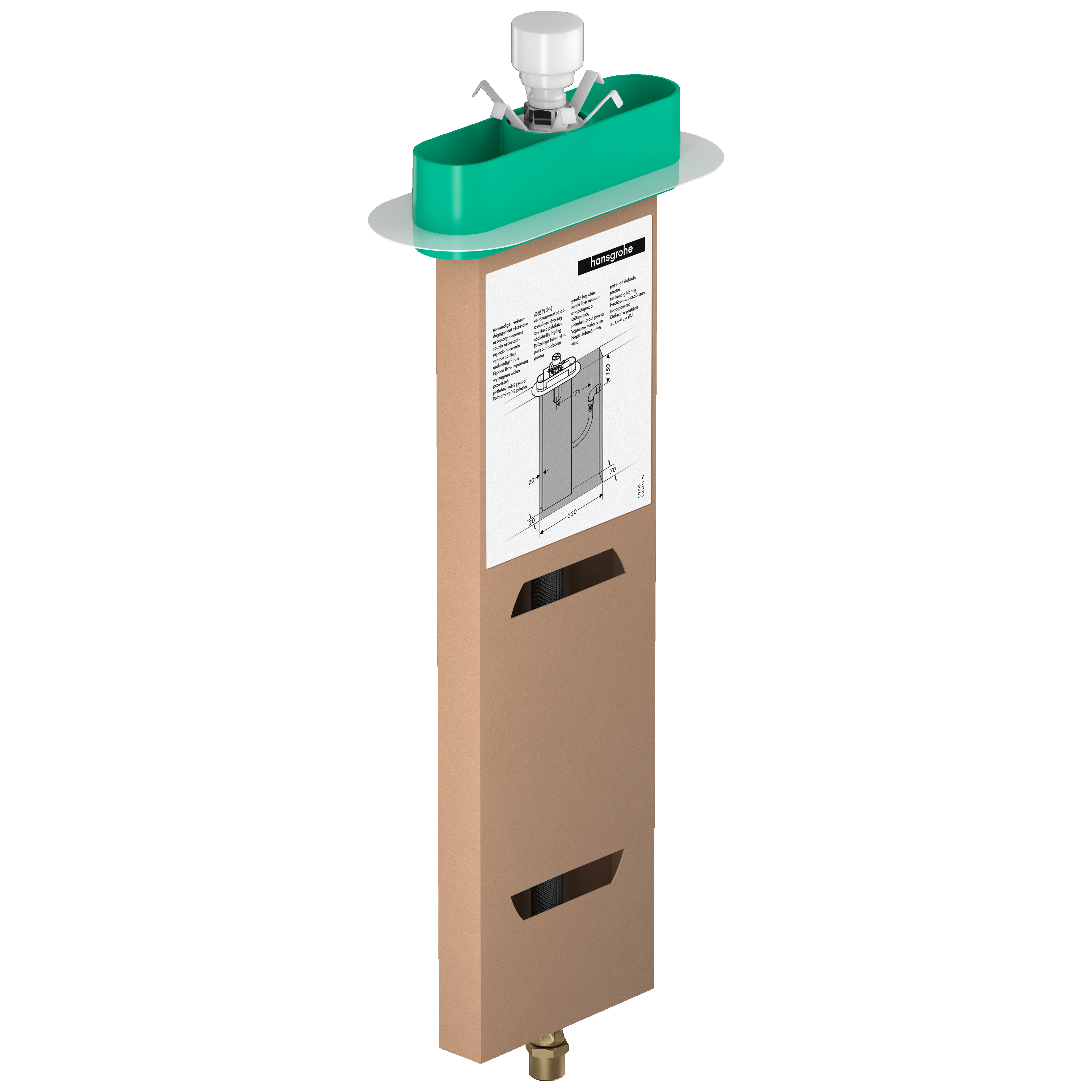 

Скрытая часть смесителя HANSGROHE SBOX 13560180