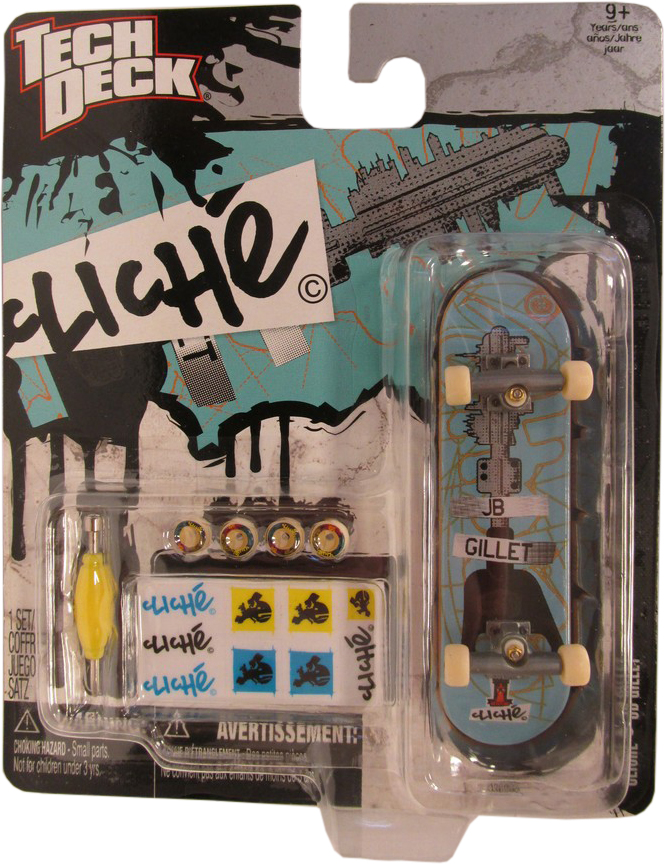 

Фингерборд Tech Deck Cliche JB Gillet (13600-6013037(M100)-TD009) (778999000287)