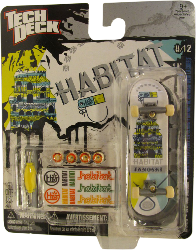 

Фингерборд Tech Deck Habitat Stephan Janoski white dipped (13600-6013037(M100)-TD015) (778999000348)