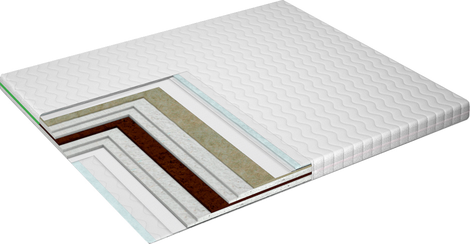 

Тонкий матрас-топпер Green Streem Ultra Cocos 140х190 см (02022020-23-06)