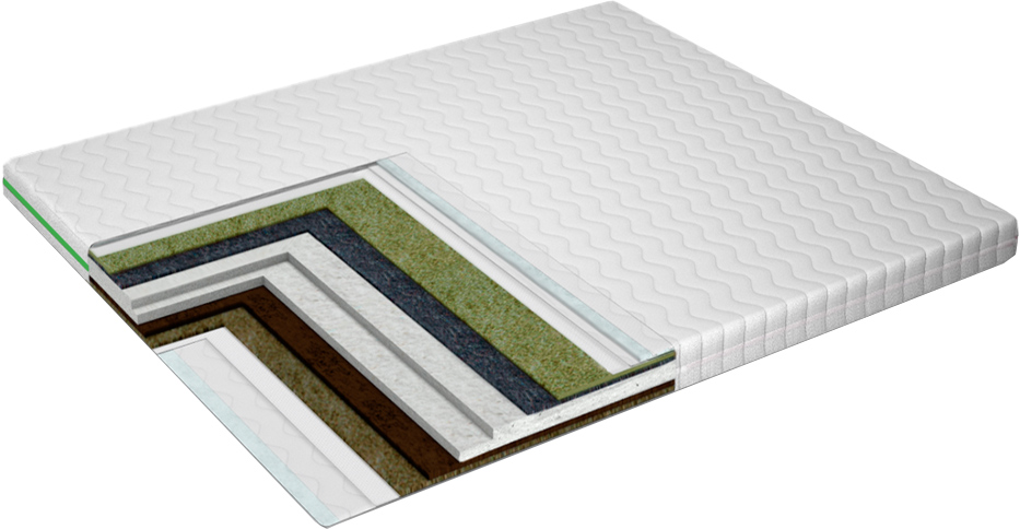 

Тонкий матрас-топпер Green Streem Dream Cocos 150х190 см (02022020-25-07)