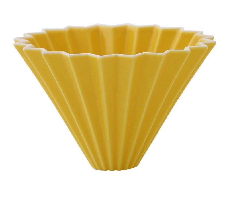 

Пуровер керамічний Origami Dripper M Yellow