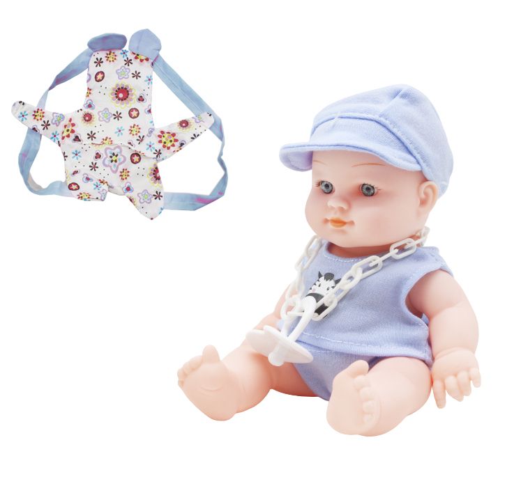 

Пупс резиновый Baby Kid голубой JIA YU TOY (12101 Р) (143650)
