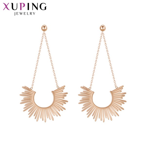 

Серьги Xuping розовая позолота ST 3125000