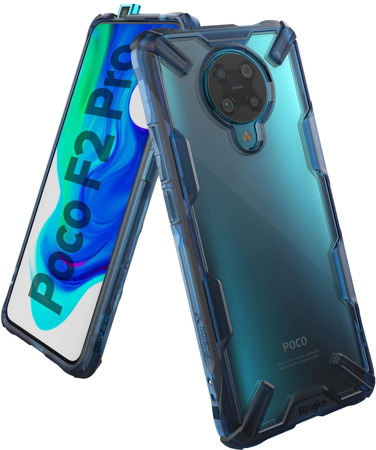 

Панель Ringke Fusion X для Xiaomi Redmi K30 Pro / Poco F2 Pro Space Blue
