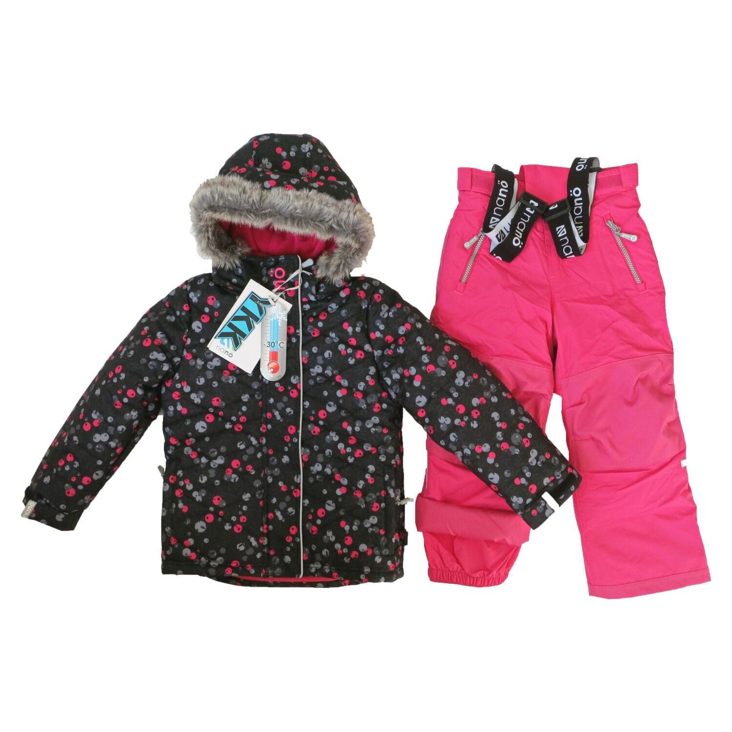 

Комплект зимний на флисе Nano F17M272 Черный 12 лет 146-152 см (F17M272-Black/VirtualPink-12)