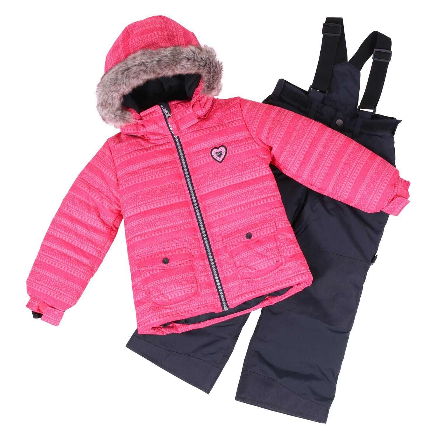 

Комплект зимний Peluche&Tartine F18M60EF Розовый 3 года 98 см (F18M60EF-Coral/DeepGray-3)