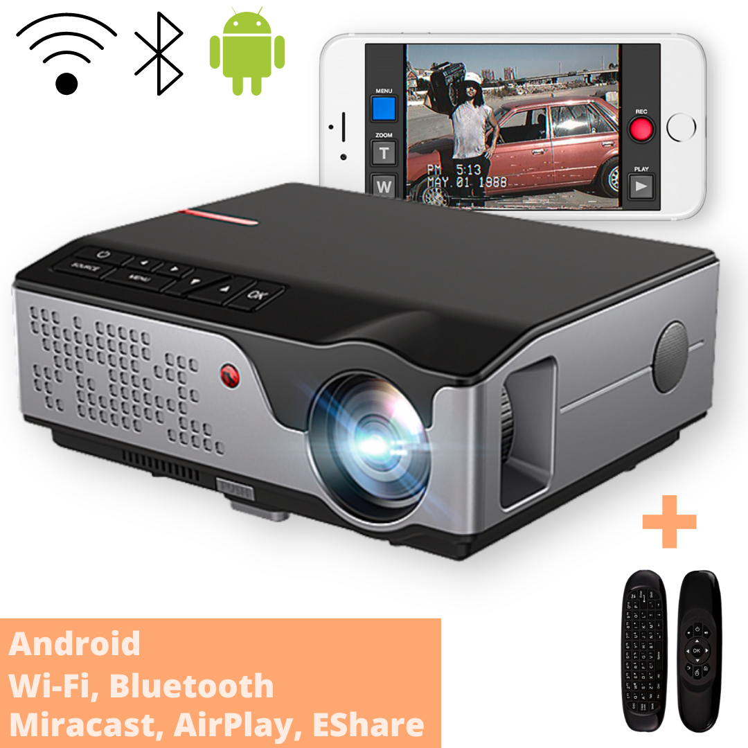 SMART проектор Full HD (1920*1080) на ANDROID портативный XPRO PANOPLUS MIA  (6000 lumen) с подключением к iOS и Android для офиса, домашнего кинотеатра  + Аэромышь в комплекте (RD826W_8450) – фото, отзывы, характеристики