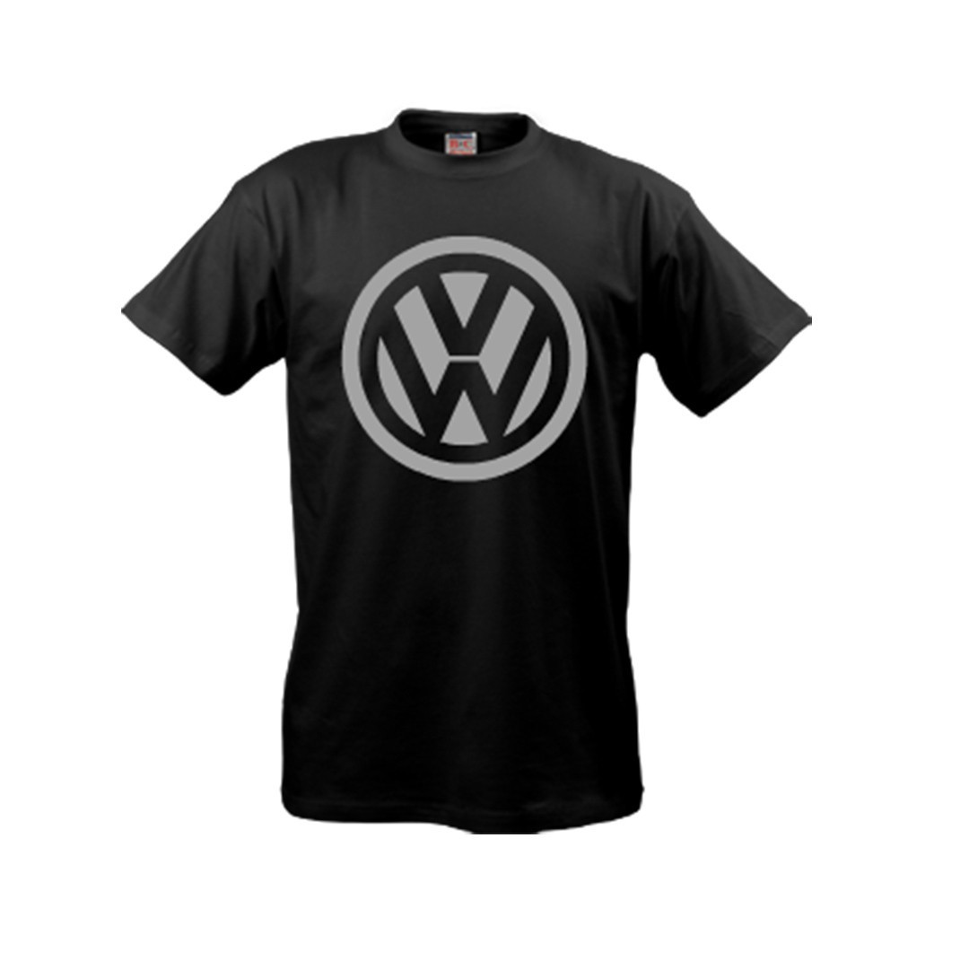 Футболка мужская Volkswagen большое серое лого, черная, размер M от ...